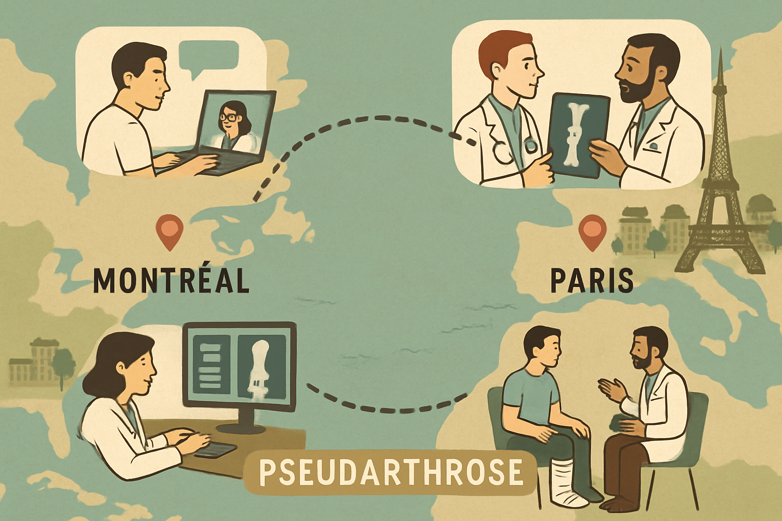 découvrez une étude de cas approfondie sur le traitement d'une pseudarthrose douloureuse, mettant en lumière les méthodes cliniques et les résultats obtenus pour améliorer la qualité de vie des patients.