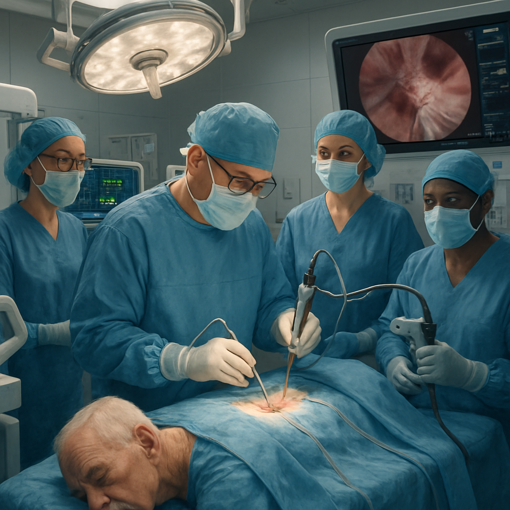 découvrez une étude de cas détaillée d'un patient âgé ayant bénéficié d'une chirurgie mini-invasive, mettant en lumière les avantages, les procédures et les résultats cliniques obtenus.