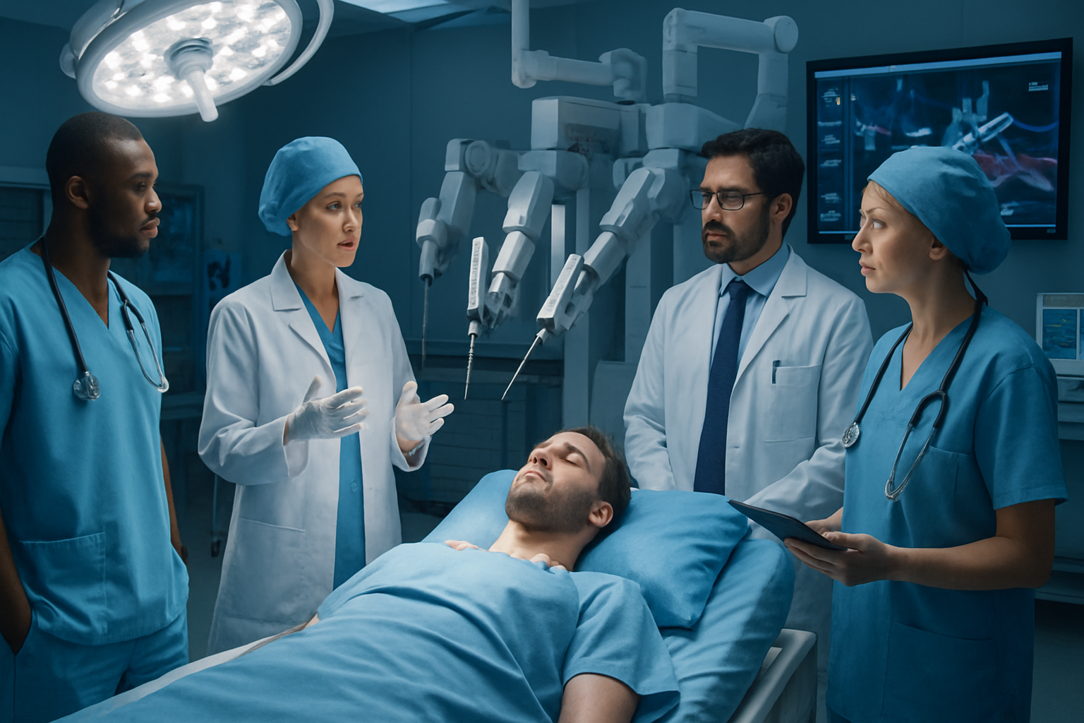 découvrez les enjeux éthiques de l'utilisation de l'intelligence artificielle en chirurgie et explorez les questions de responsabilité en cas d'erreur médicale.