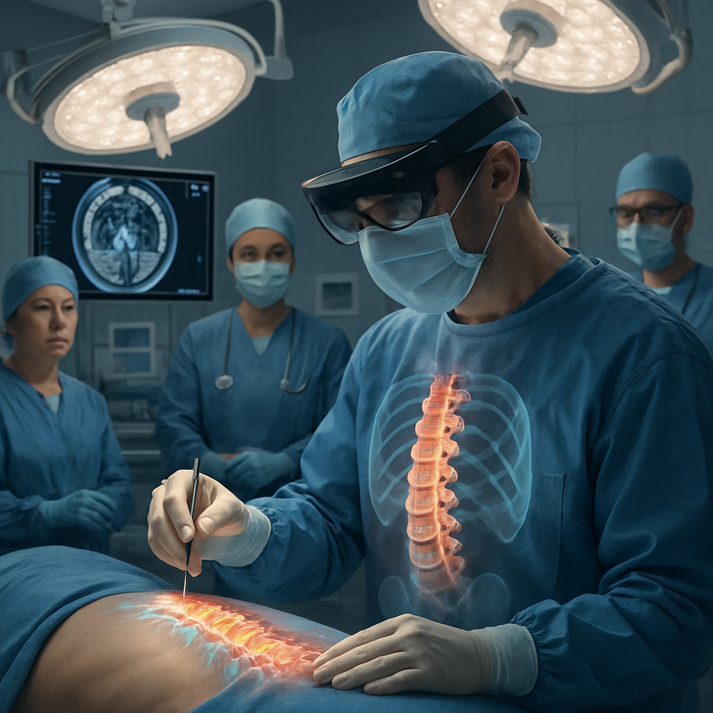 découvrez comment la réalité augmentée révolutionne les salles d'opération en superposant les images d'irm directement sur le patient, améliorant ainsi la précision et la sécurité des interventions chirurgicales.