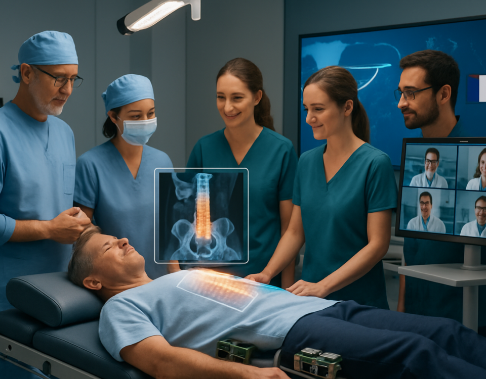 découvrez comment la réalité augmentée révolutionne les salles d'opération en superposant les images irm directement sur le patient pour une précision chirurgicale accrue.