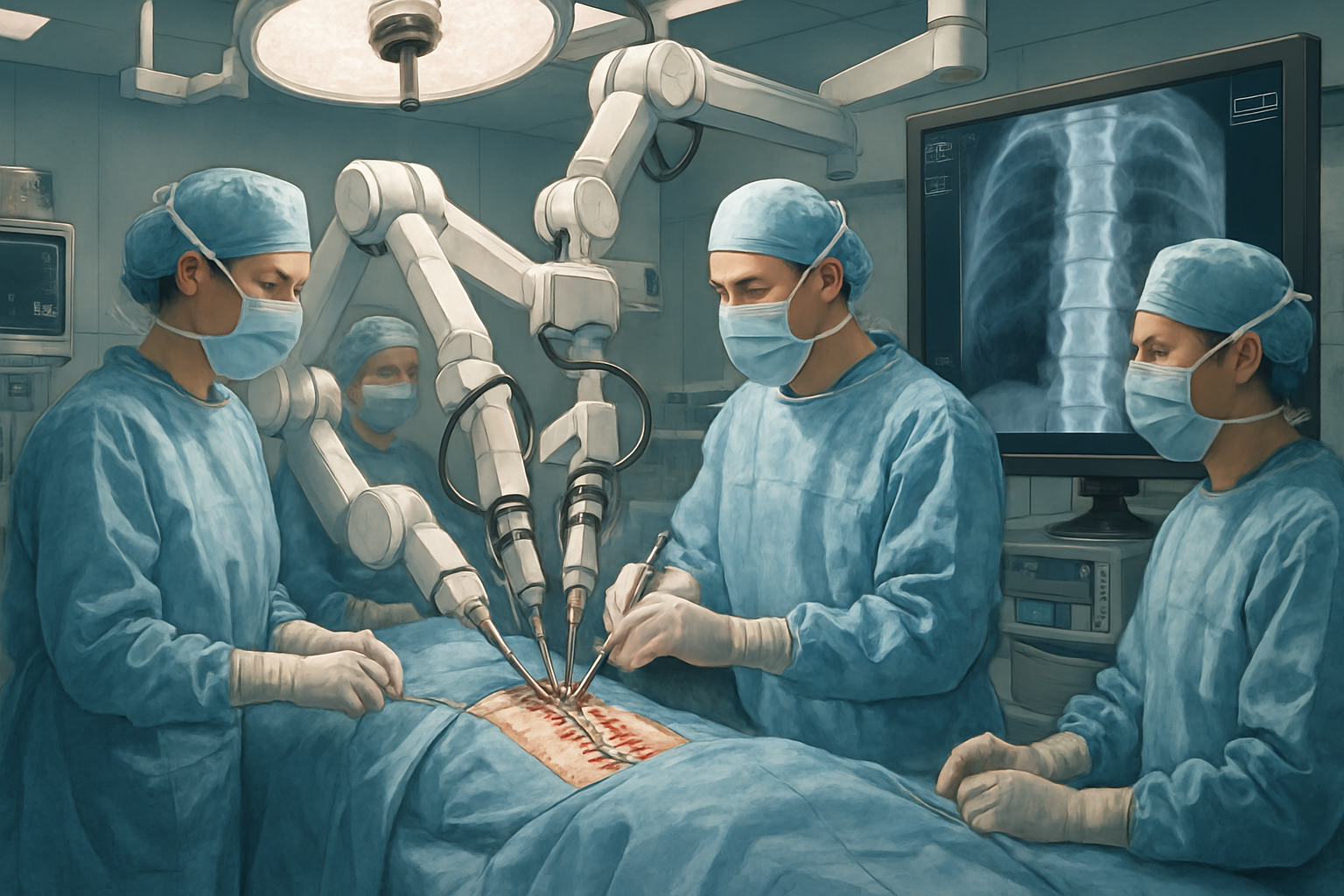 découvrez comment la robotique révolutionne les interventions chirurgicales en réduisant le temps d'opération et les saignements, améliorant ainsi la sécurité et la récupération des patients.