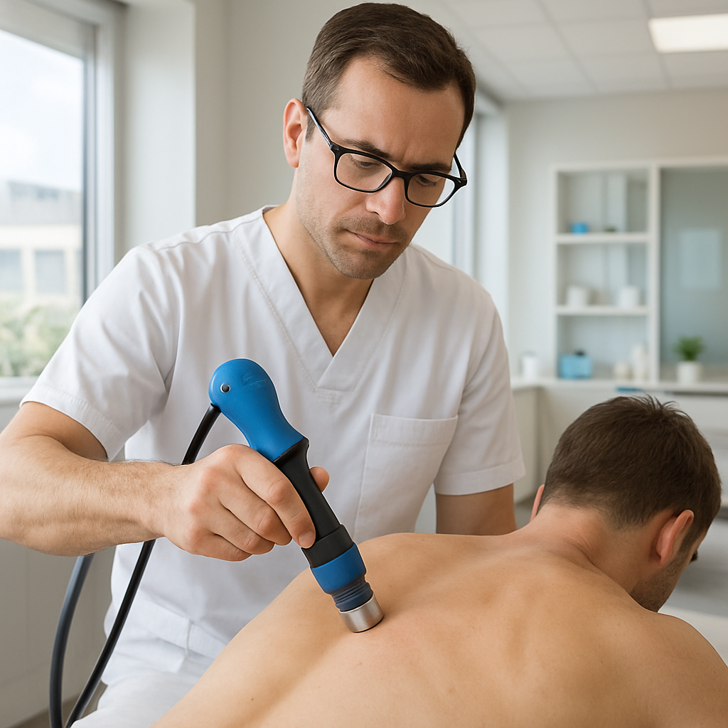 découvrez comment la thérapie par ondes de choc (shockwave) soulage efficacement les douleurs musculaires du dos, favorisant une récupération rapide et durable.