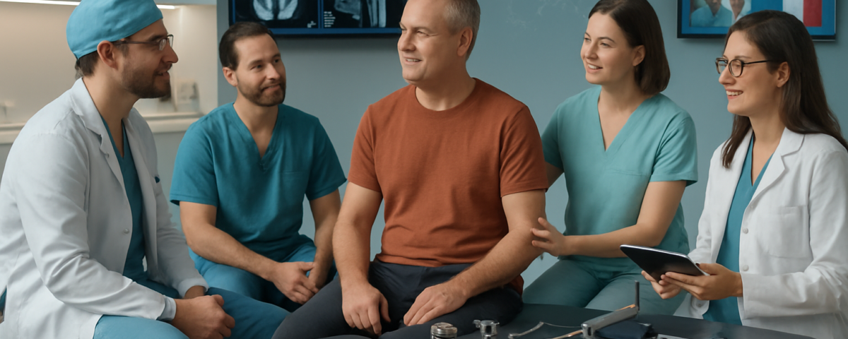 découvrez comment bien expliquer votre chirurgie à votre kinésithérapeute au québec pour un transfert de connaissances optimal et une rééducation efficace.